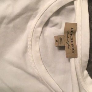 White Burberry medium top